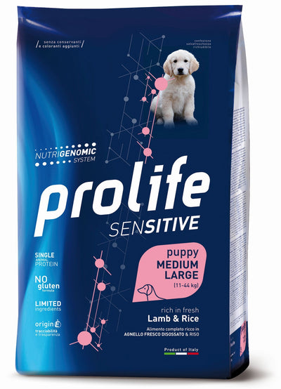 PROLIFE Cane Sensitive Puppy Lamb & Rice Medium/Large 2,5Kg