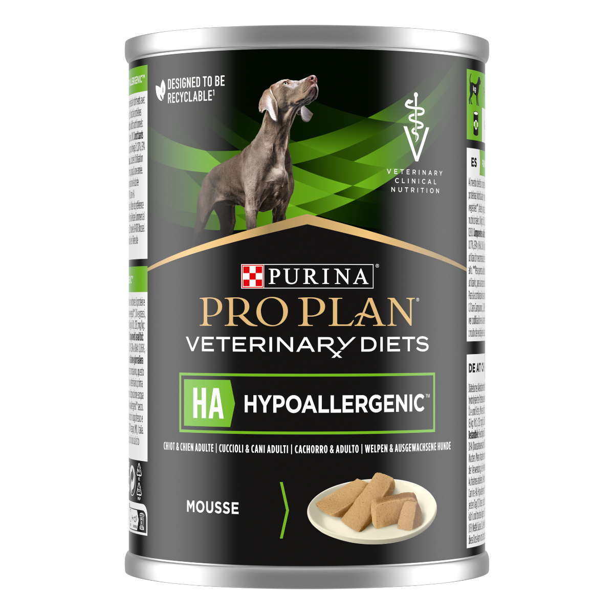 PURINA Cane Veterinary Diets HA Hypoallergenic Mousse 400gr