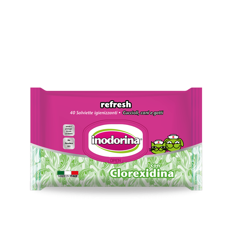 INODORINA Salviette Clorexidina 40pz