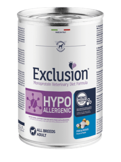 EXCLUSION Hypoallergenic All Breed Pesce e Patate 24pzX400gr