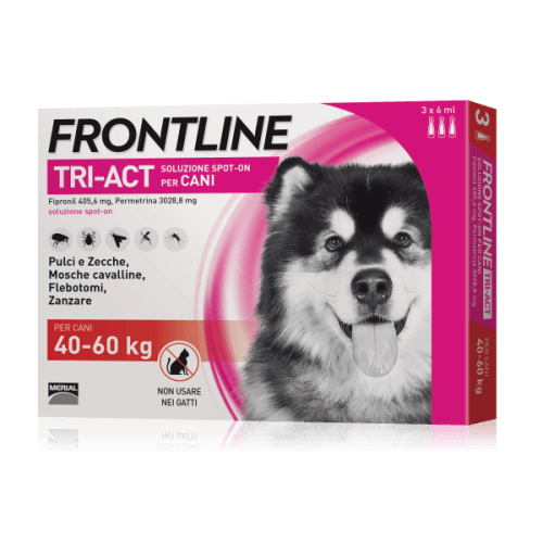 FRONTLINE Tri Act 40-60Kg (3 Pipette)