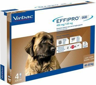 VIRBAC Effipro Duo 40-60Kg (4 Pipette)