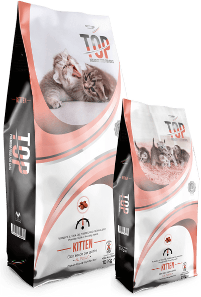 TOP Gatto Kitten Gusto al Pollo 10Kg