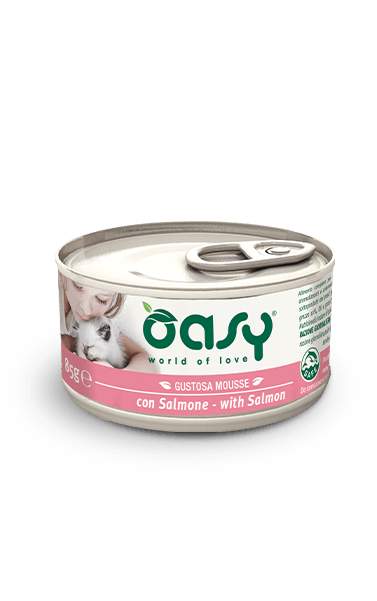 OASY Cat Mousse con Salmone Adult 85gr
