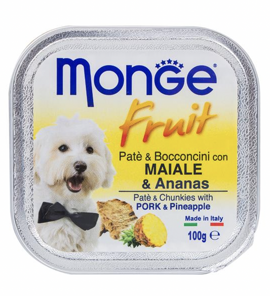 MONGE Fruit Cane Maiale e Ananas 100Gr
