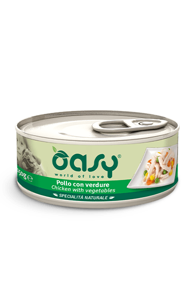 OASY Cane Pollo con Verdure al Naturale 24x150gr