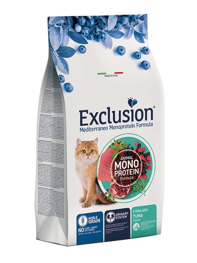 EXCLUSION Gatto Sterilised Tonno 12Kg