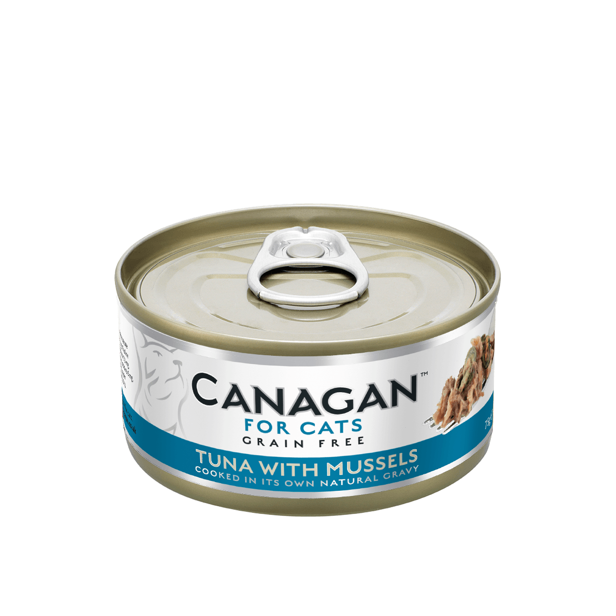 CANAGAN Gatto Tonno con Cozze Natural 75gr