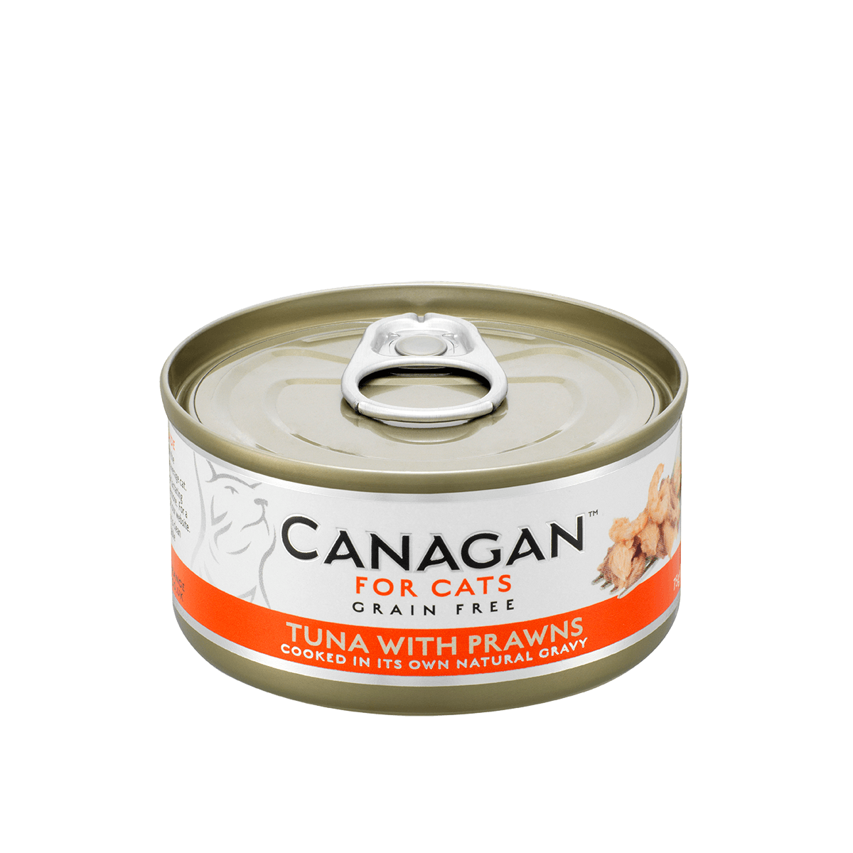CANAGAN Gatto Tonno con Gamberi Natural 75gr