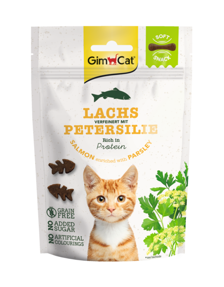 GIMCAT Snack Soft con Salmone e Prezzemolo 60Gr