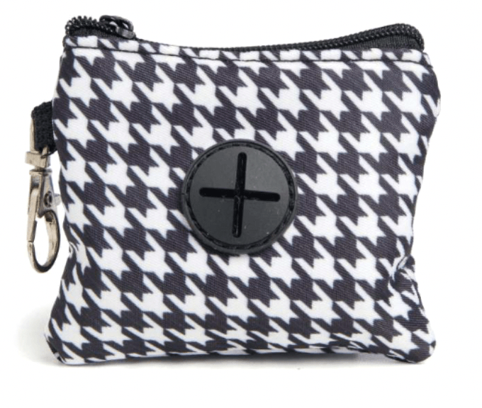 LEOPET Dispenser Pied de Poule Porta Sacchetti 2x15pcs