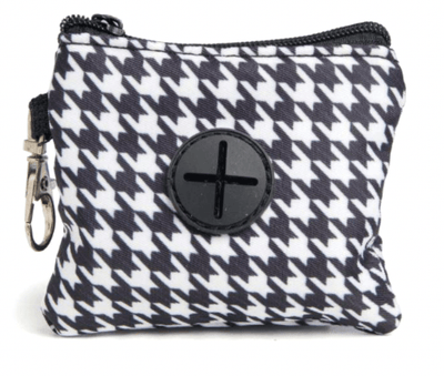 LEOPET Dispenser Pied de Poule Porta Sacchetti 2x15pcs