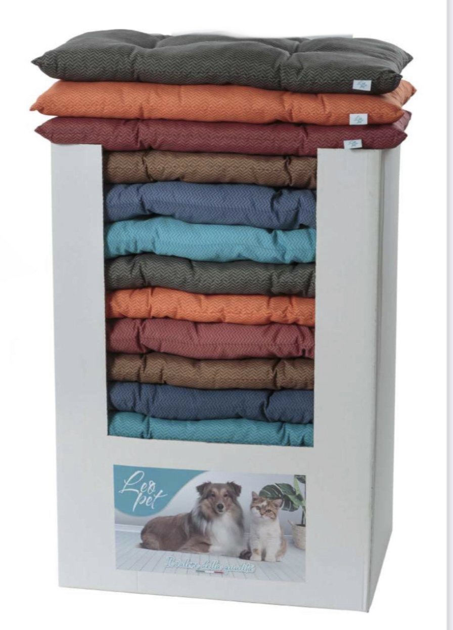 LEOPET Cuscino Bomber Spigato 85x60cm