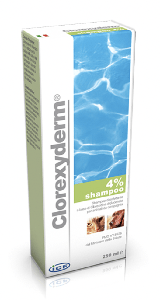 ICF Clorexyderm Shampoo 4% Cane & Gatto 250ml
