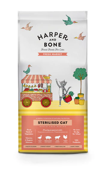 HARPER&BONE Cat Sterilised Fresh Market Grain Free 5Kg
