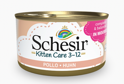 SCHESIR Kitten Care Mousse Pollo 85Gr