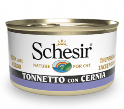 SCHESIR Cat Tonnetto con Cernia in Jelly 85gr