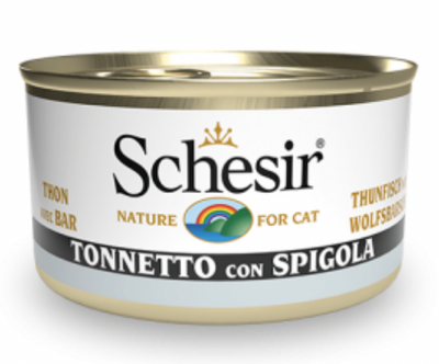 SCHESIR Cat Tonnetto con Spigola in Jelly 85gr