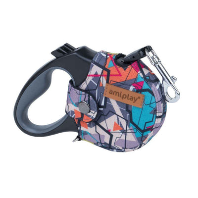 AMIPLAY Fodera CON Guinzaglio Retrattile ADVENTURE Astratto