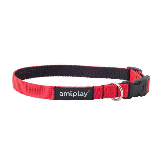 AMIPLAY Collare Regolabile TWIST Rosso