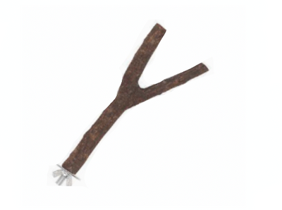 LEOPET Trespolo a Y in Legno Naturale 20 cm