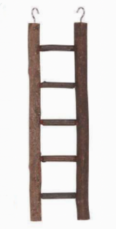 LEOPET Scaletta in Legno Naturale 26 cm