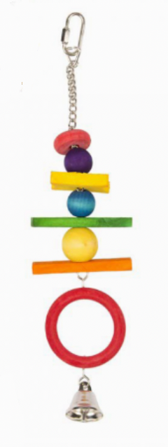 LEOPET Gioco da appendere con campanella 38 cm