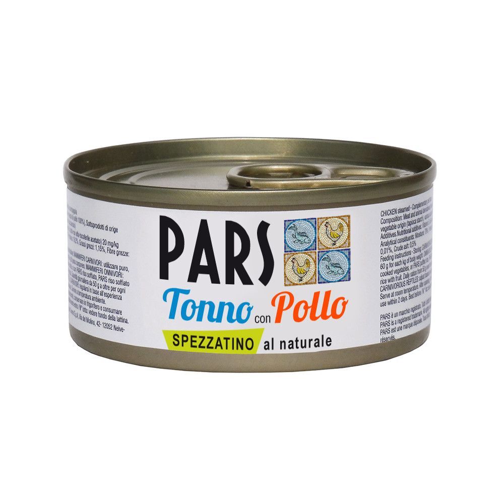 PARS Spezzatino Tonno con Pollo 70Gr