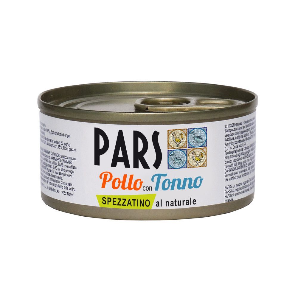 PARS Spezzatino Pollo con Tonno 70Gr