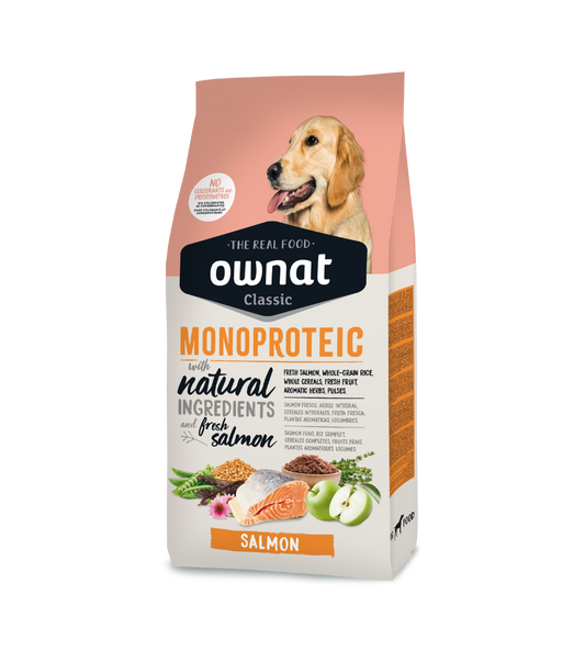 OWNAT Dog Classic Monoproteico Salmone 12Kg