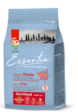ESSENTIA Cat Sterilised Maiale Grain Free 300Gr