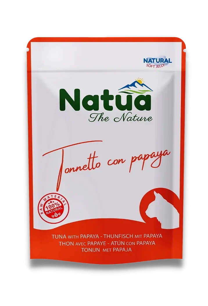 NATUA Cat Busta Natural Tonno con Papaya 70Gr
