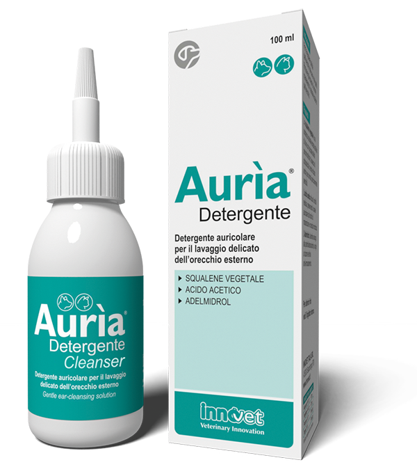 INNOVET Auria Detergente Cane & Gatto Flacone contagocce da 100ml con erogatore morbido