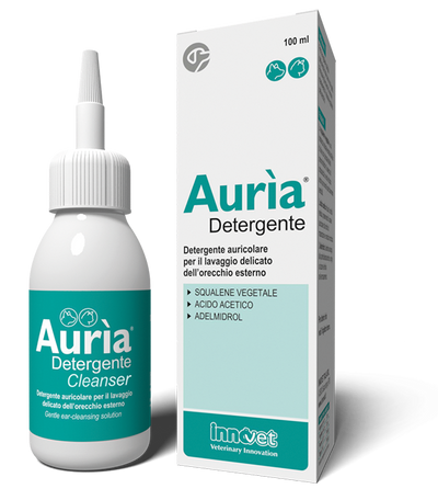 INNOVET Auria Detergente Cane & Gatto Flacone contagocce da 100ml con erogatore morbido