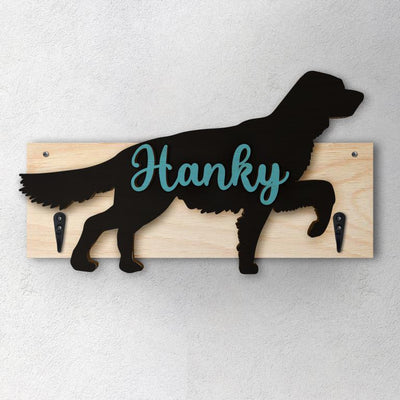 Setter Irlandese - Porta guinzaglio e/o chiavi personalizzato con il nome del tuo cane