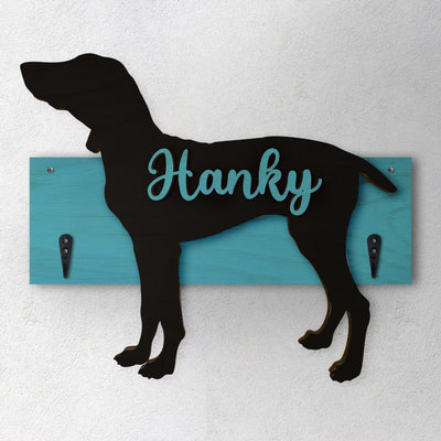 Bracco Ungherese - Porta guinzaglio e/o chiavi personalizzato con il nome del tuo cane