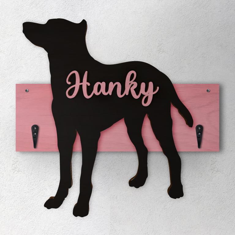 Pastore di Beauce - Porta guinzaglio e/o chiavi personalizzato con il nome del tuo cane