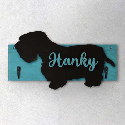 Sealyham Terrier - Porta guinzaglio e/o chiavi personalizzato con il nome del tuo cane