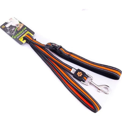 GIMDOG Guinzaglio Mesh Arancione 2,5cm 120cm