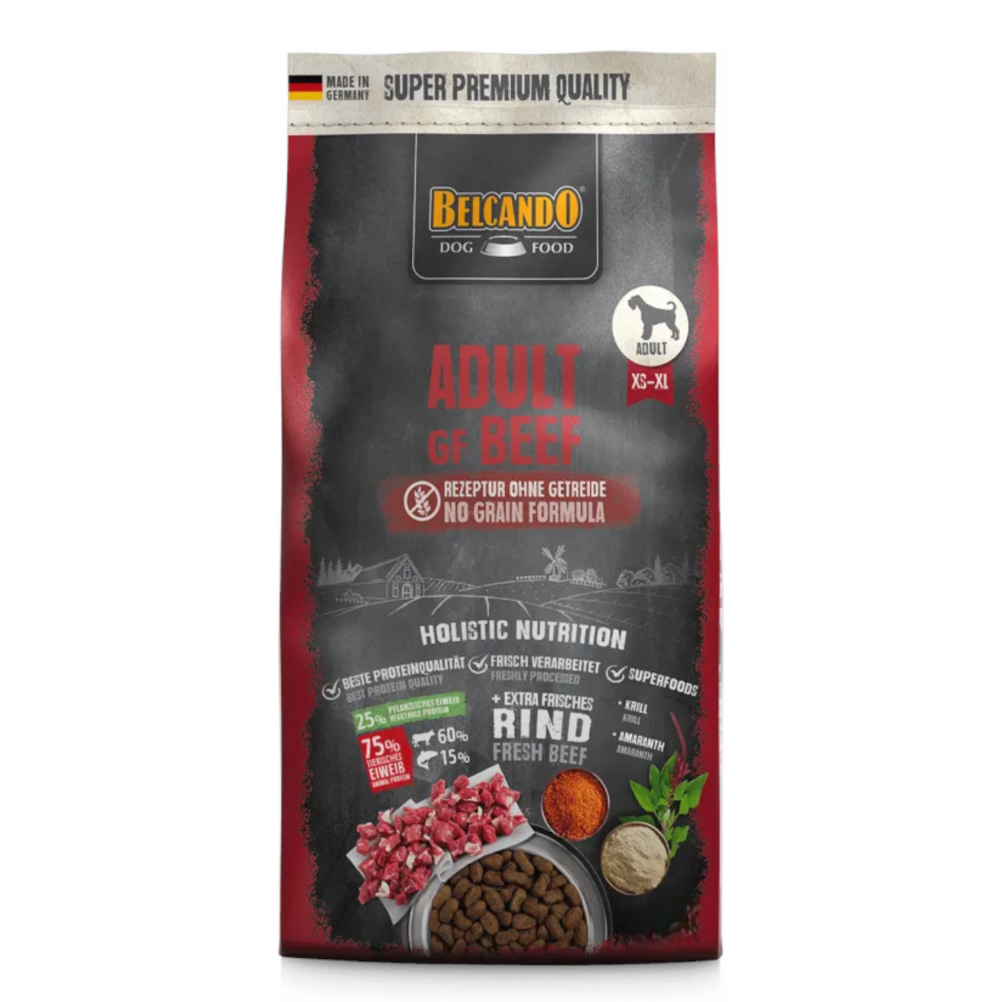 BELCANDO Dog Adult GF Beef 4Kg