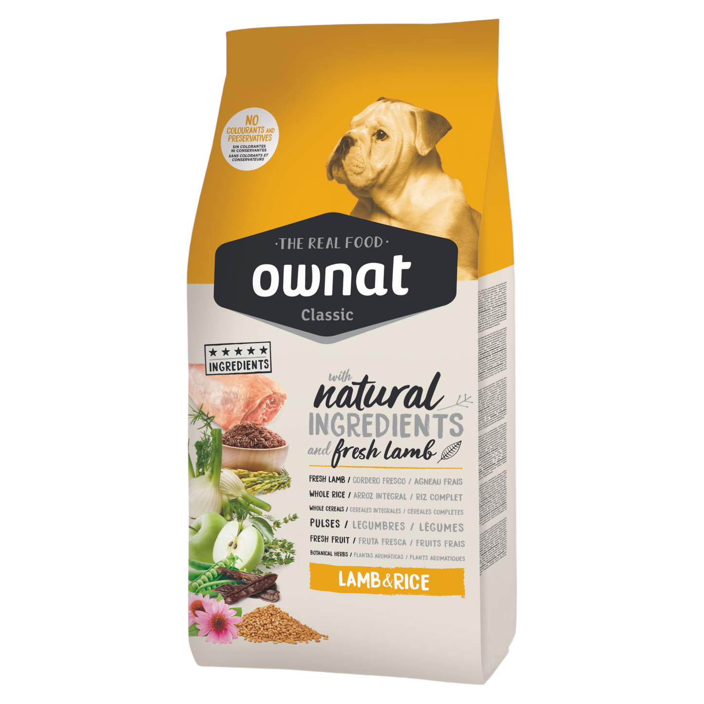 OWNAT Cane Classic Agnello e Riso 12Kg
