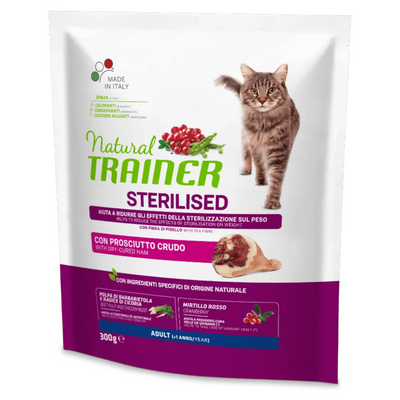TRAINER Cat Sterilised Prosciutto crudo 300Gr