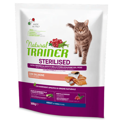 TRAINER Cat Sterilised Salmone 300Gr