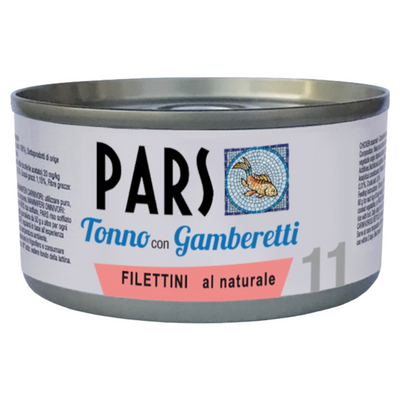 PARS 11 Filettini Naturali Tonno con Gamberetti 85Gr