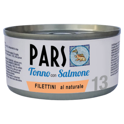 PARS 13 Filettini Naturali Tonno con Salmone 85Gr