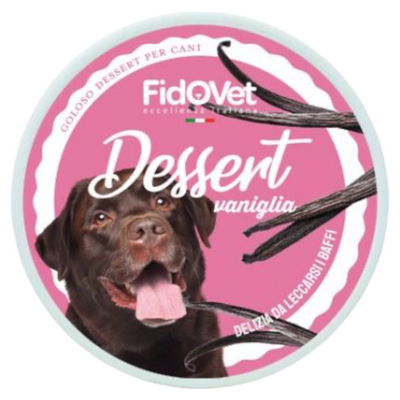 FIDOVET Dessert alla Vaniglia per cani 40Gr