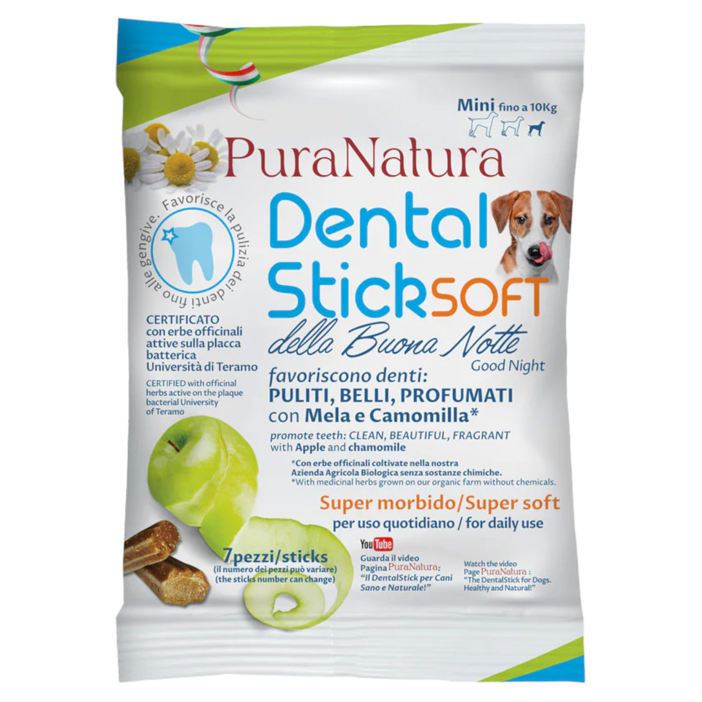 PURA NATURA Dental Stick Buonanotte Mini 40gr 7pz