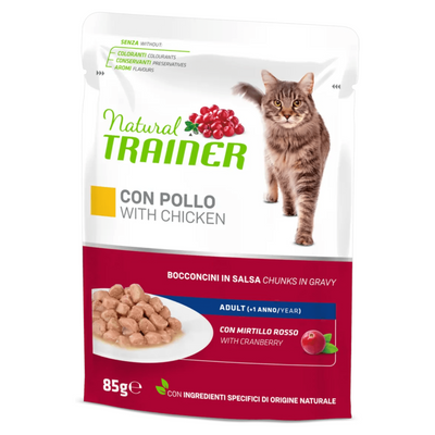 TRAINER Cat Adult Bocconcini in salsa Pollo 85gr