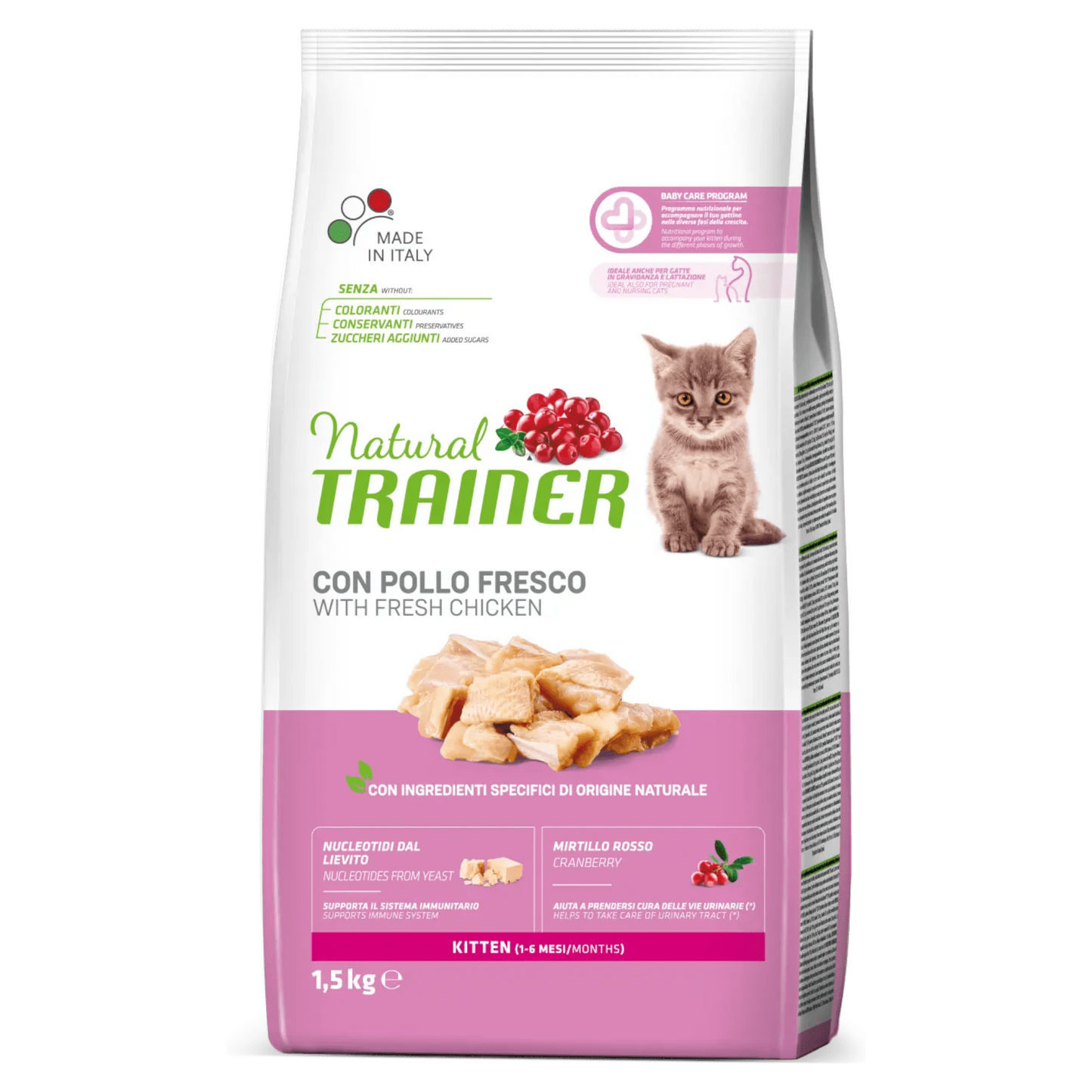 TRAINER Cat Kitten Pollo fresco 1,5Kg