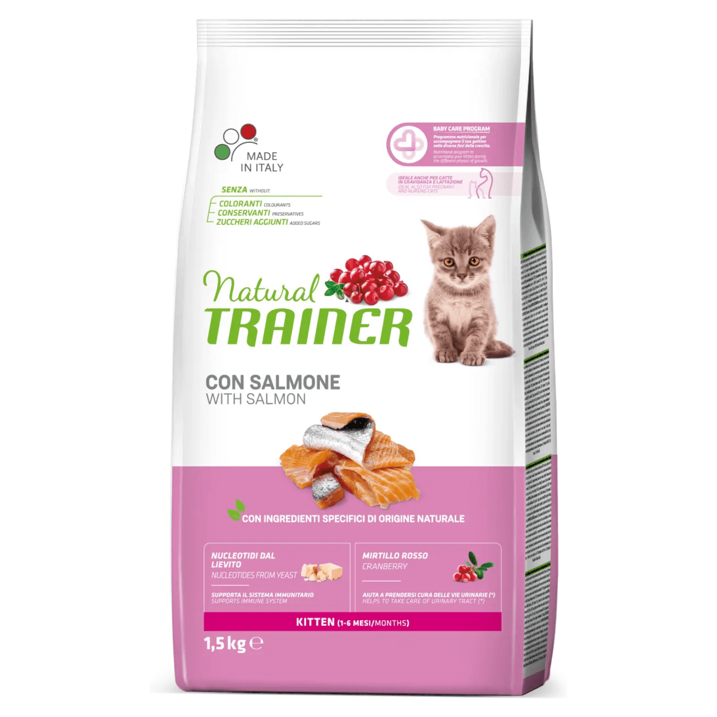 TRAINER Cat Kitten Salmone 1,5Kg
